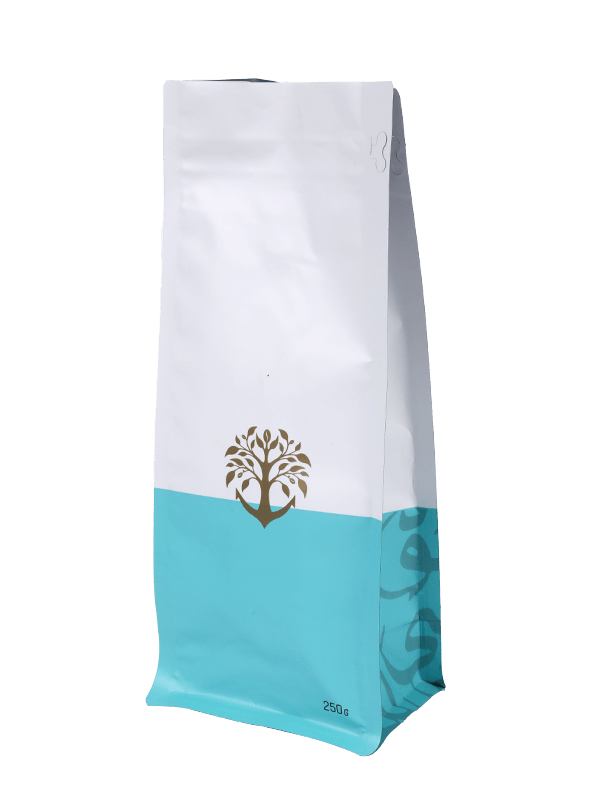 ถุงบรรจุอาหารแบบเคลือบด้านพร้อมซิป